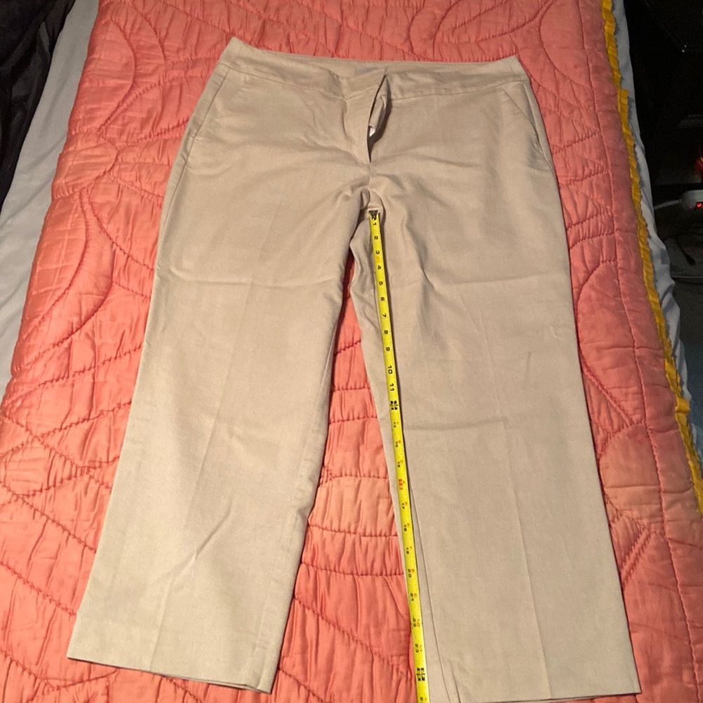 LOFT outlet Curvy Pencil Pants Khaki size 14